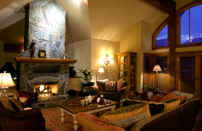 Vacation rental living room at Breckenridge Colorado Vacations.