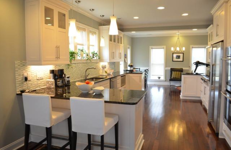 Vacation rental kitchen at Century 21 Action Inc.