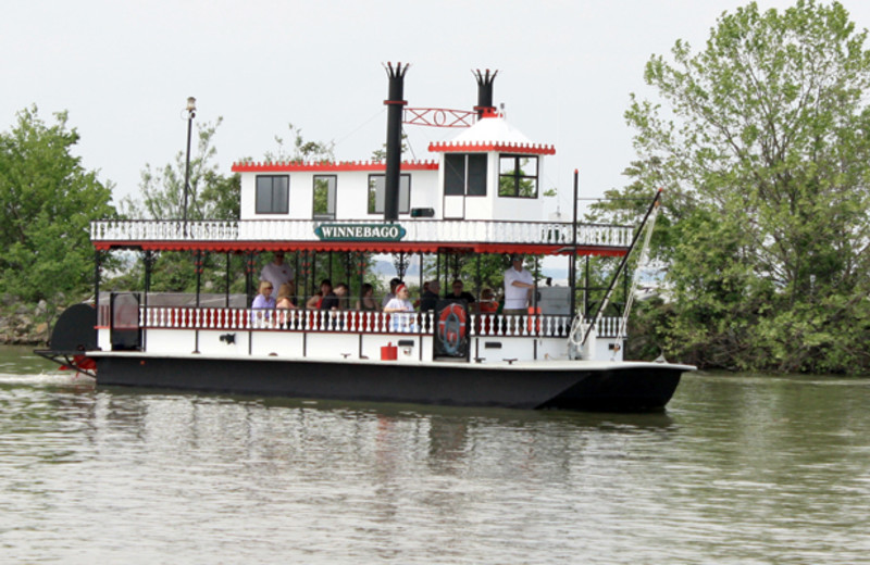 Boat tours at Cedar Point Resort.
