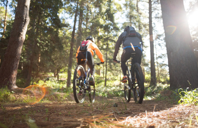 Biking at Valhalla Resort.