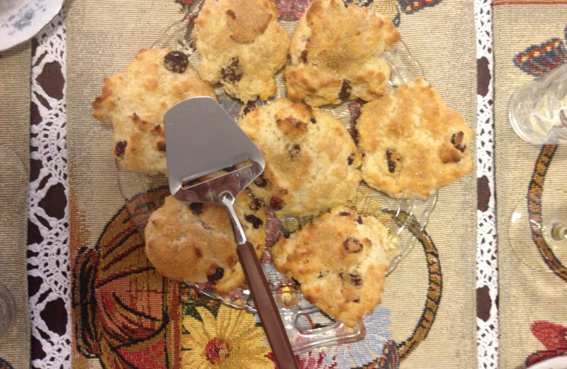 Rum Raisin Scones