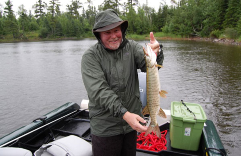 Fishing at Angle Inn Lodge.