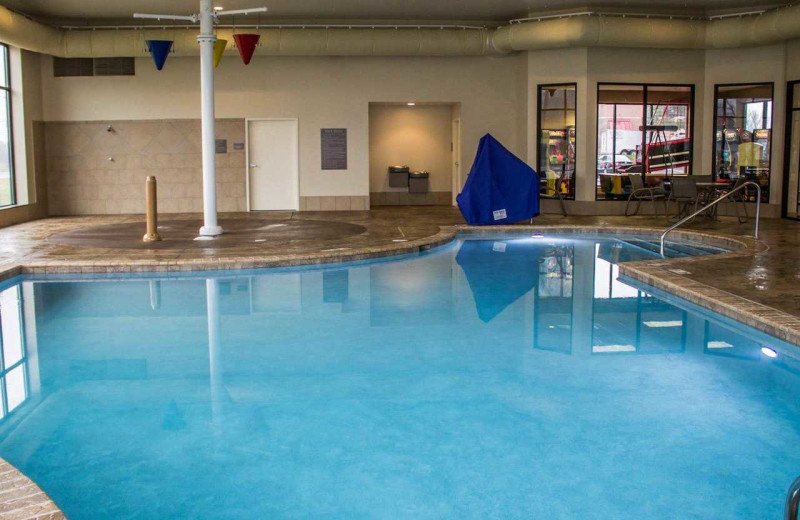 Indoor pool at Comfort Inn 
