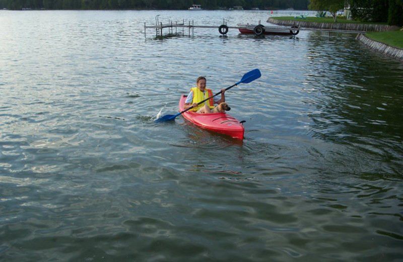Kayaking at Kangaroo Lake Resort
