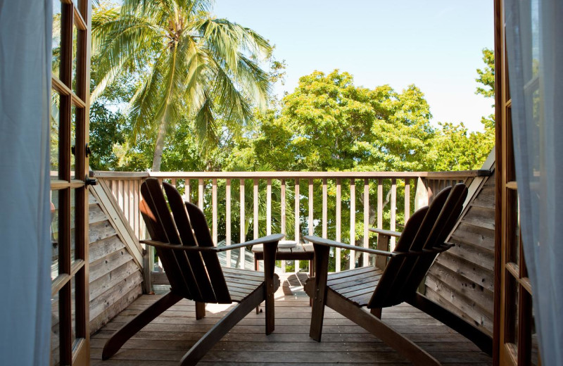 Balcony at Island City House Hotel.