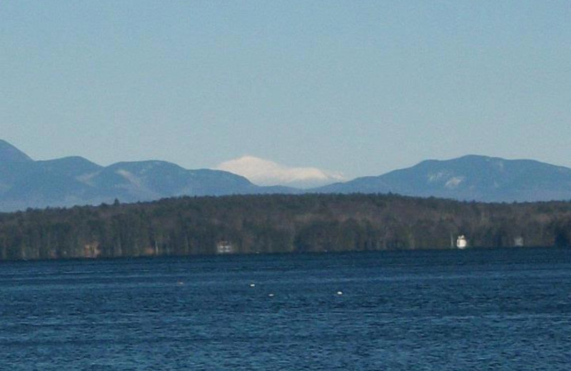 View from the beach at Misty Harbor.