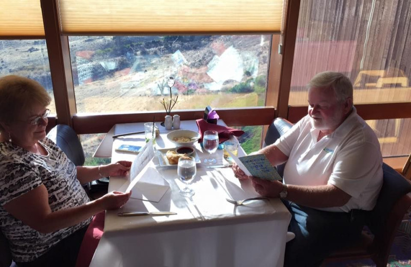 Dining at Kah-Nee-Ta Resort and Spa.