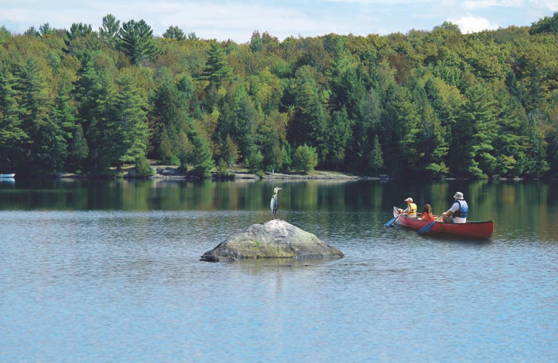 Canoeing at Bonnie Lake Resort.