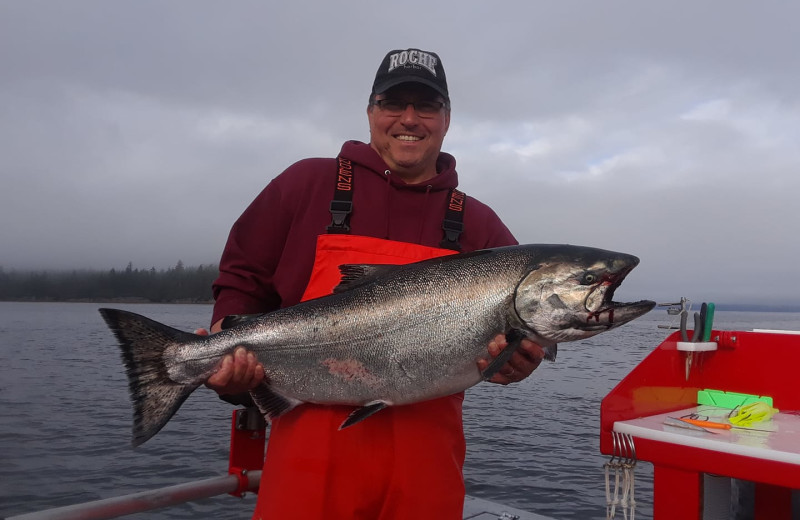 Fishing at Screamin' Reels Lodge.