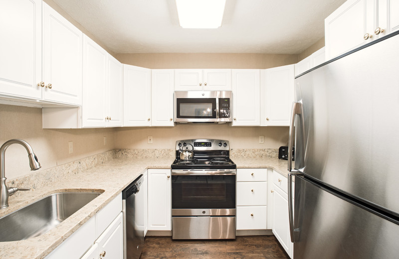 Kitchen at Woodloch Springs Cedar Vacation Rental Guest Home.