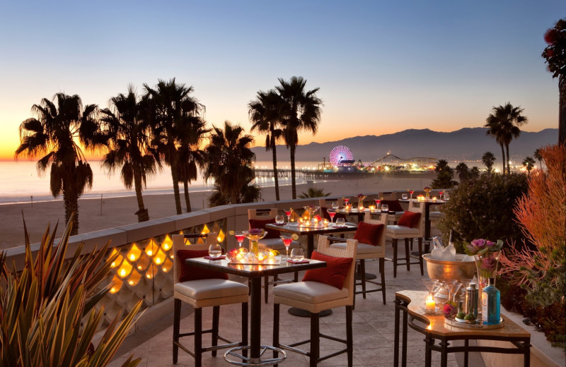 Patio view at Casa del Mar.