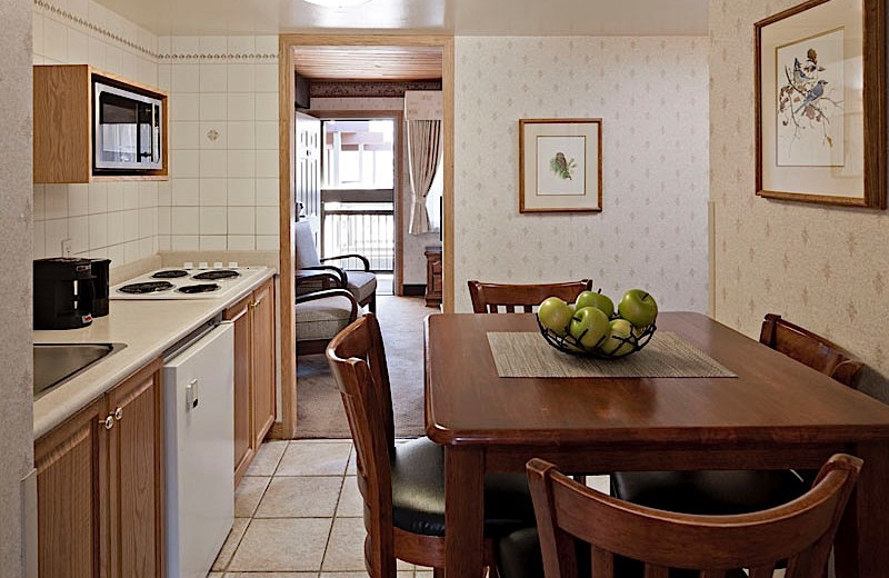 Guest kitchen at Charlton's Banff.