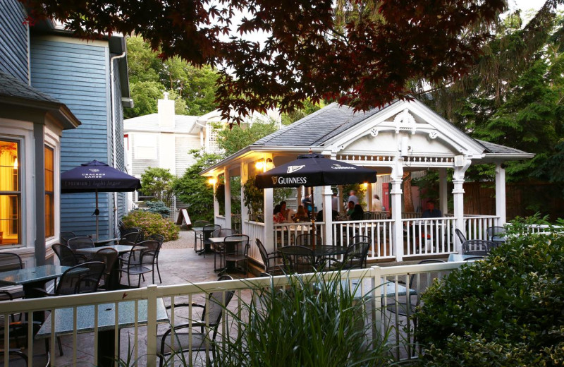 Patio at Kettle Creek Inn & Restaurant.