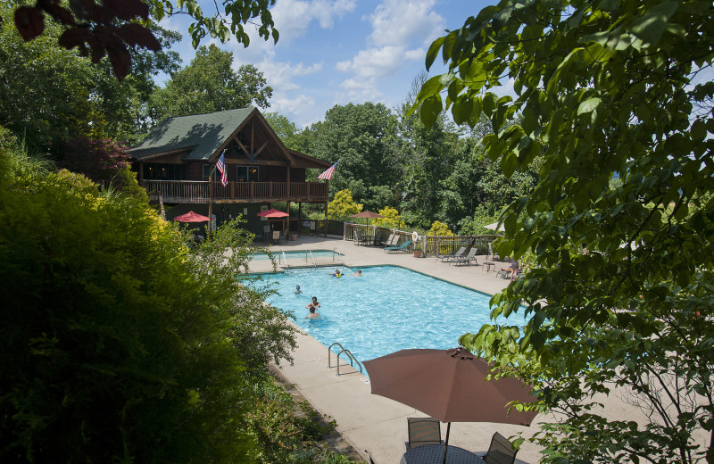 Pool at Oak Haven Resort.