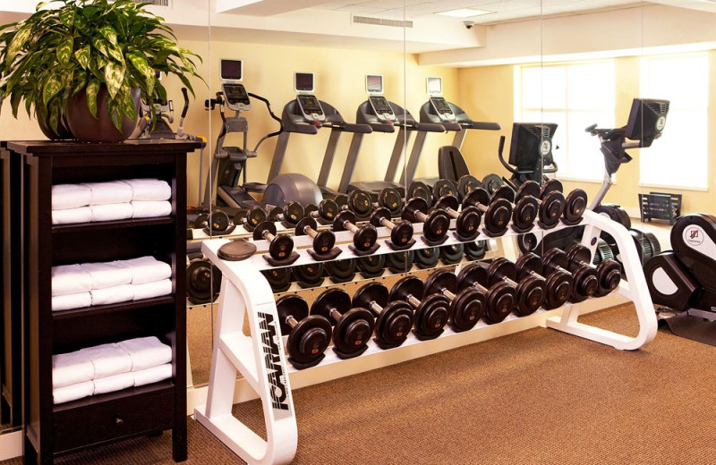 Fitness room at Hotel Commonwealth.