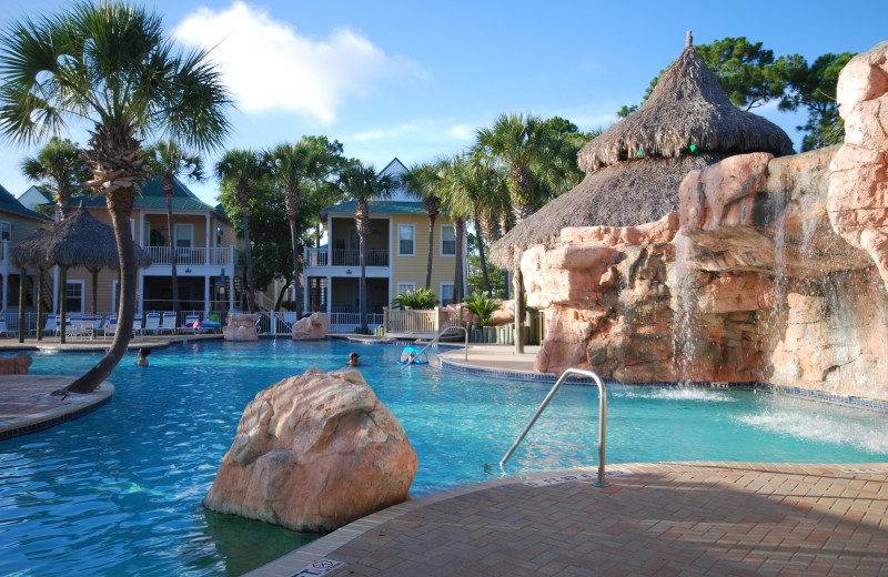 Outdoor pool at Purple Parrot Perdido Key.