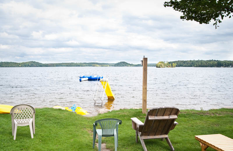 Lake view at Campfire Bay Resort.