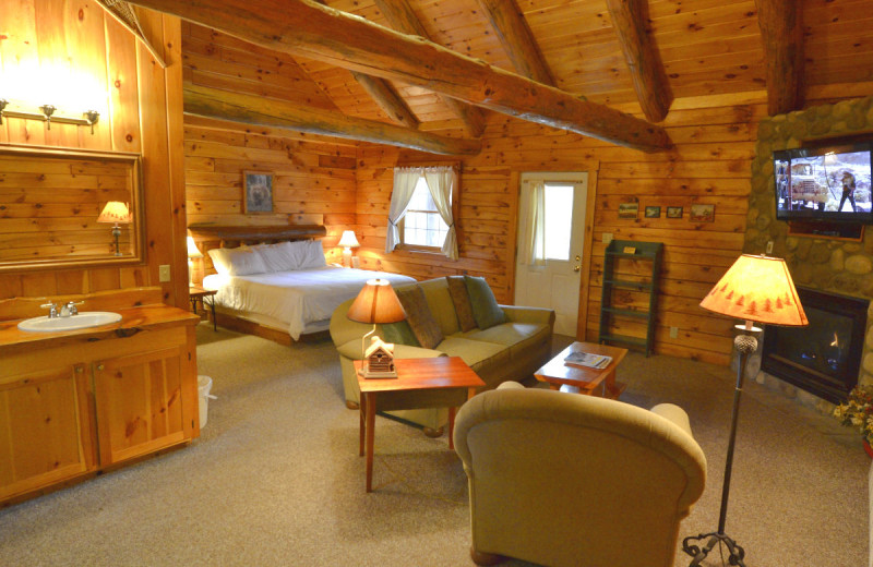 Guest room at The New England Inn & Lodge.