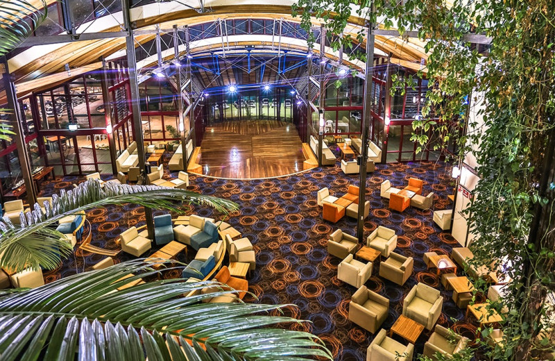 Lobby view at Kingfisher Bay Resort.