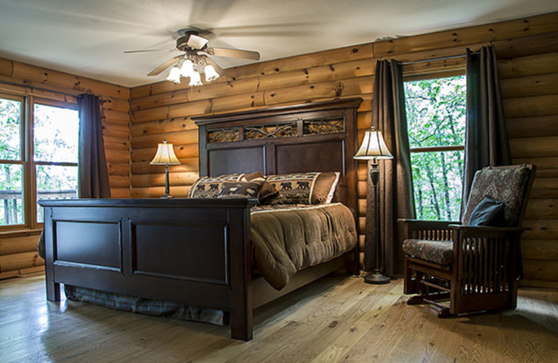 Bedroom at Hideaway Haven.