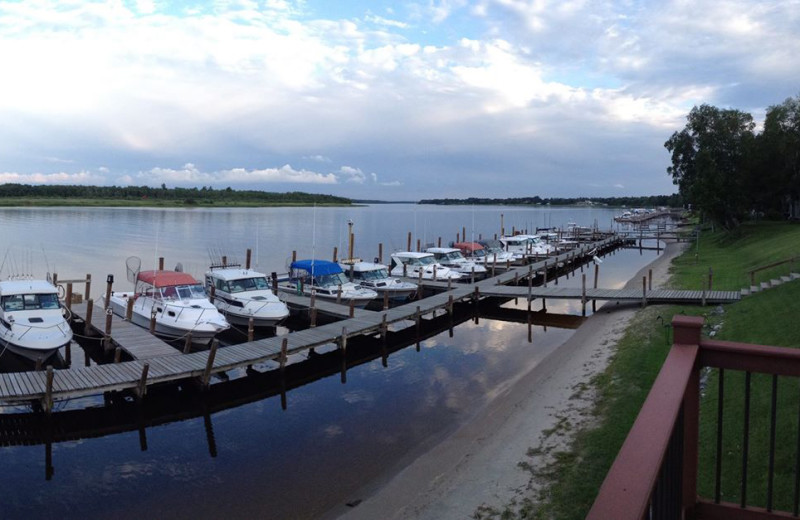 Dock at Ballard's Resort.