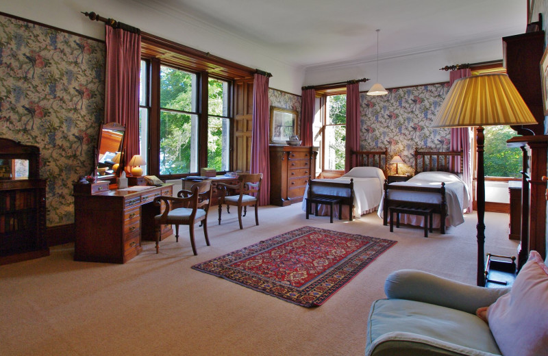 Guest room at Viewfield House.