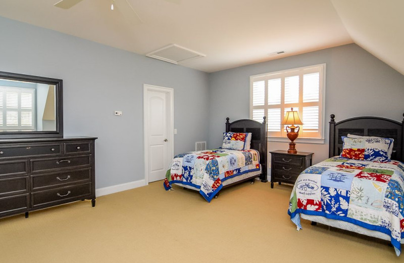 Rental bedroom at Sandhills Rentals.