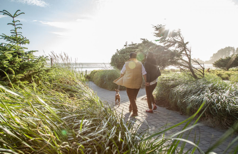 Path at Long Beach Lodge Resort.