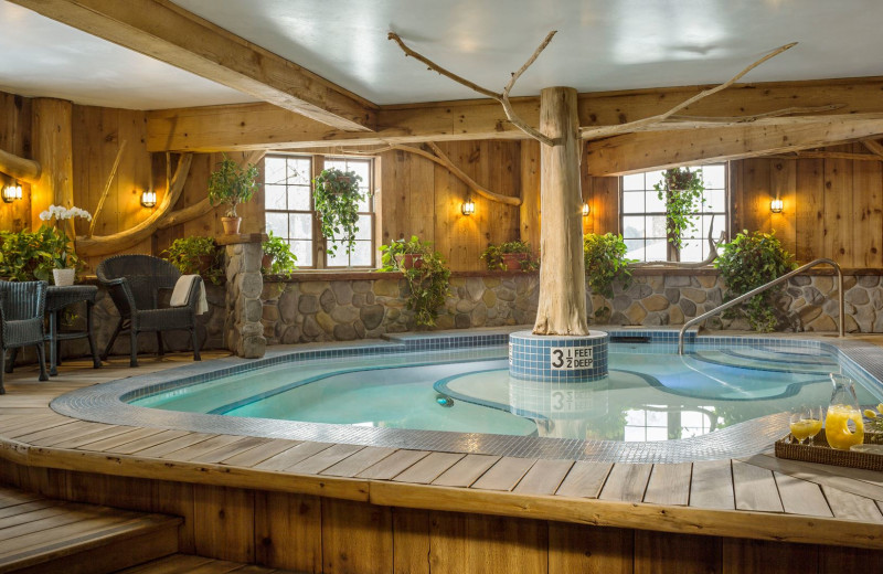 Indoor pool at Mirror Lake Inn Resort & Spa.