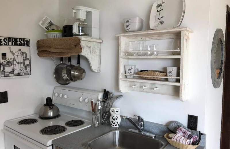 Guest kitchen at Seascape Resort.