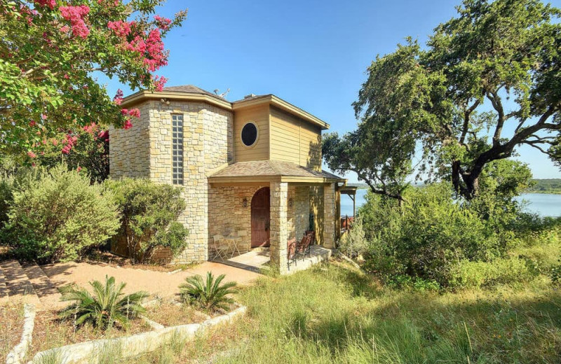 Exterior view of Serene Hill Country Home.