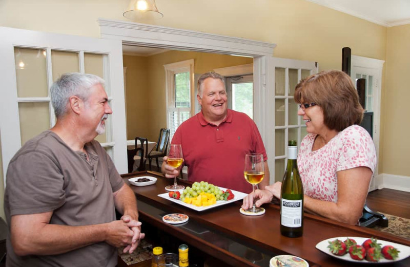 Dining at Steele's Tavern Manor B&B.