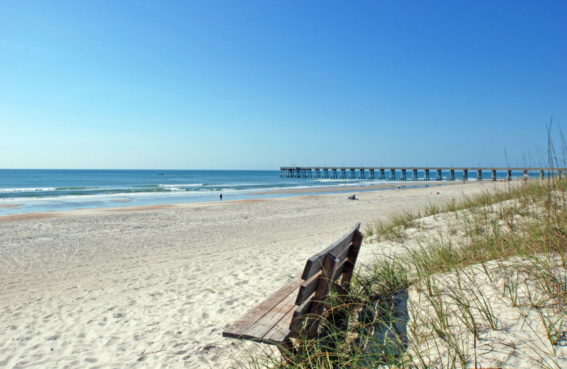 The beach at Intracoastal Realty.