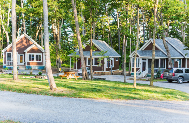 Cottage exterior at Sandbanks Summer Village Cottage Resort.
