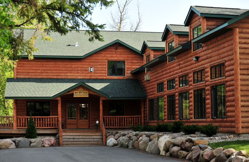 Lodge exterior at Bug-Bee Hive Resort.