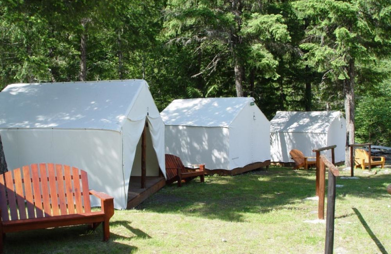 Campground at REO Rafting Resort.