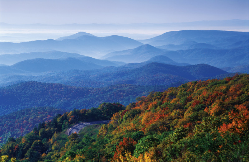 Mountains at Smoky Creek Cabin Rentals.