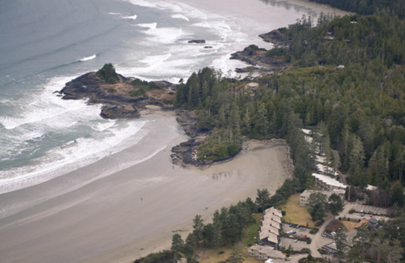 Aerial View of Pacific Sands Beach Resort 