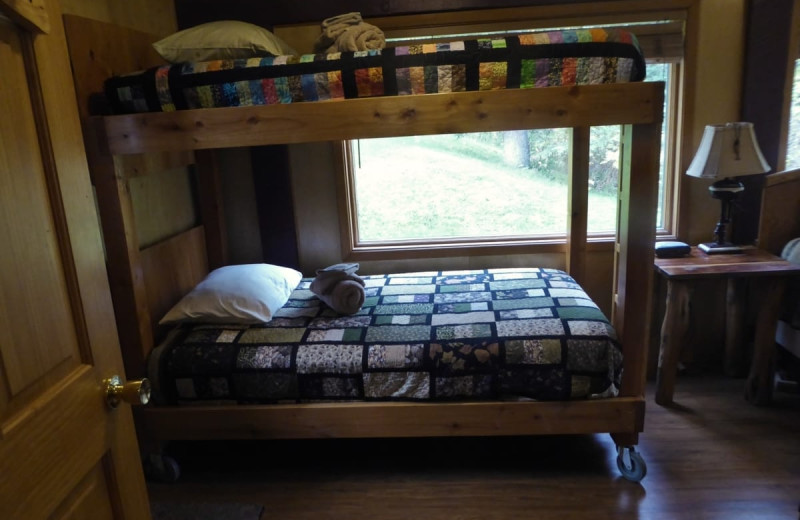 Guest room at Kenai River Drifter's Lodge.