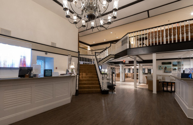 Lobby at Carlsbad Inn Beach Resort.