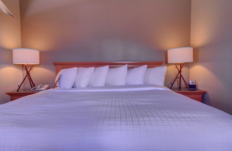 Guest bedroom at Inns of Banff.