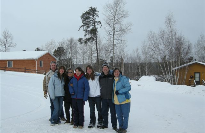 Winter at YMCA Camp Northern Lights.