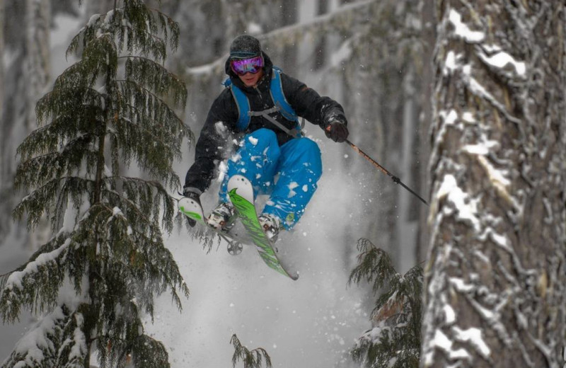 Skiing at Packwood Lodge.