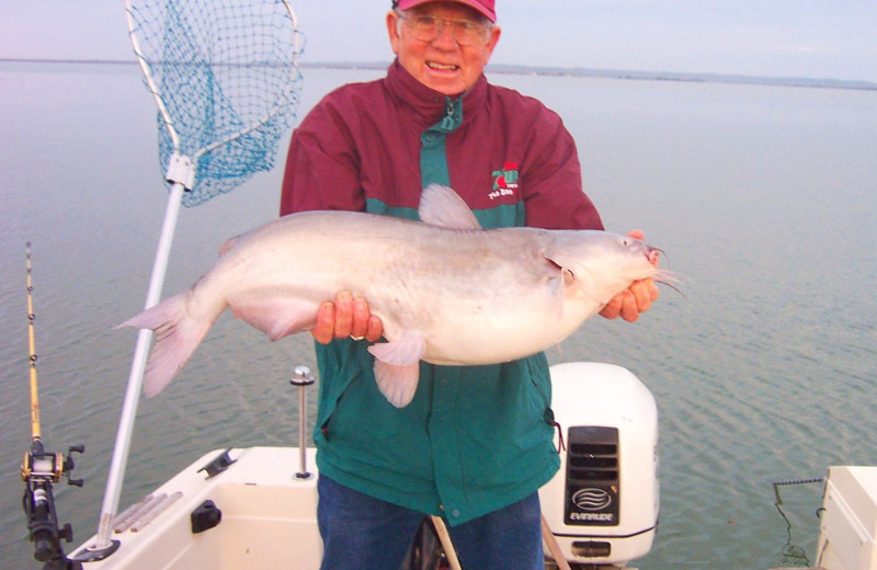 Fishing at Thunderbird Resort.