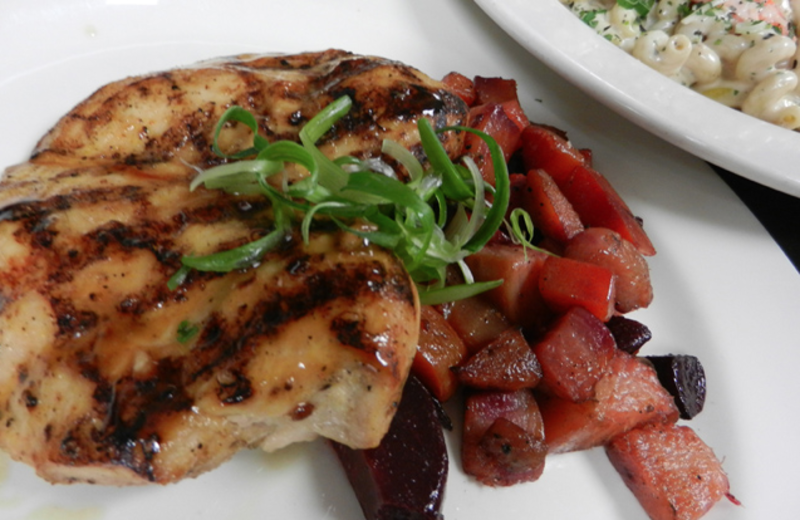 Dinner at Three Stallion Inn.