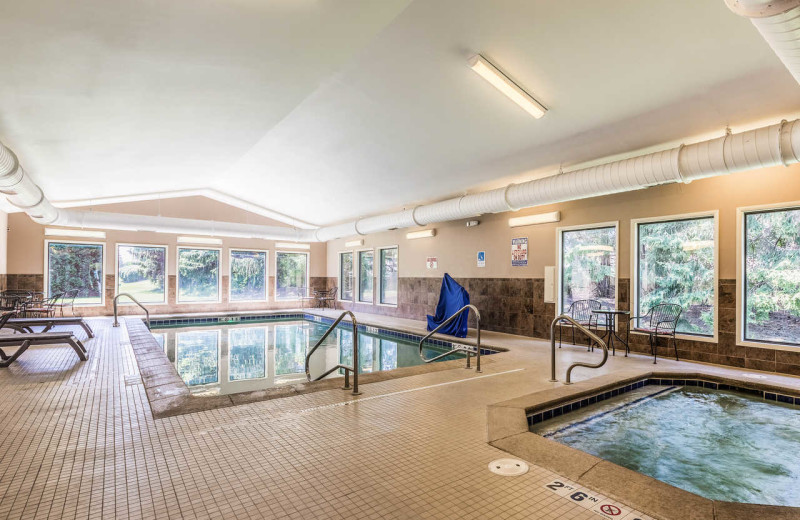 Indoor pool at Comfort Inn.