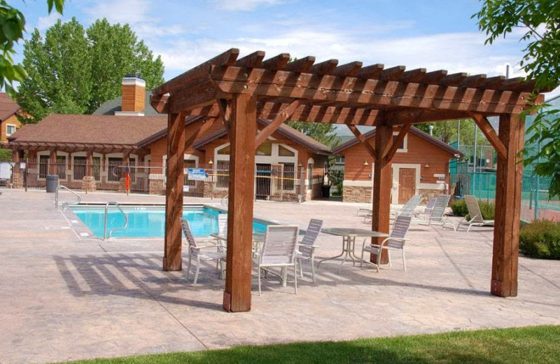 Patio at Lakeside Resort Properties.