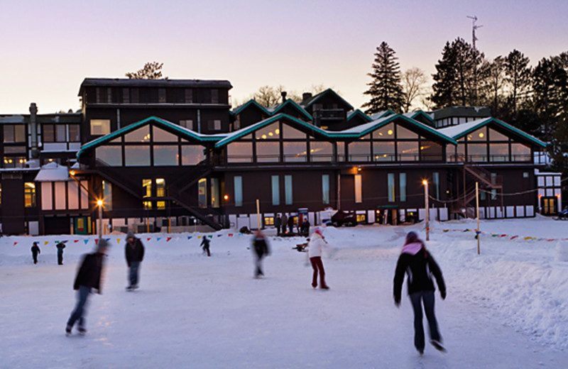 Ice skating at Cragun's Resort and Hotel on Gull Lake.