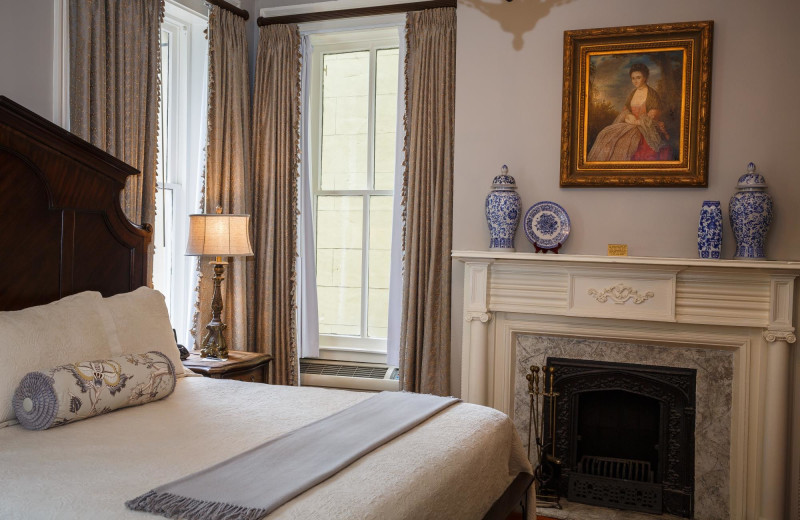 Guest room at Eliza Thompson House.