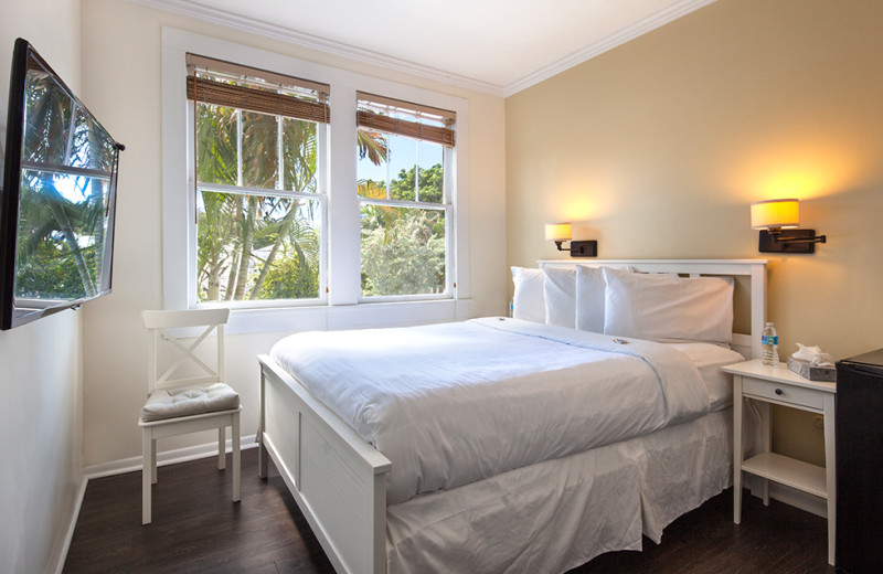 Guest bedroom at Southernmost Inn.